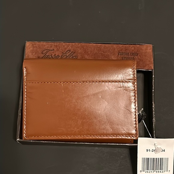 FASSO ELBA  NEW WALLET NEVER WORN TRIFOLD - Picture 6 of 9
